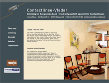 Tablet Screenshot of contactlinse-vladar.de